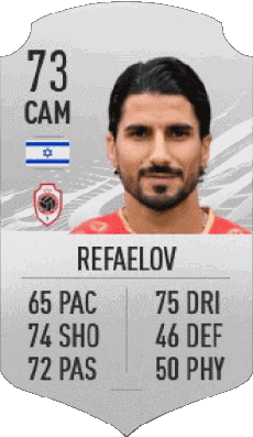 Multimedia Vídeo Juegos F I F A - Jugadores  cartas Israel Lior Refaelov 