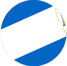 Flags America Nicaragua Sphere - Cube 