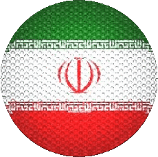 Bandiere Asia Iran Tondo 