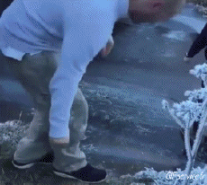Humor - Fun GENTE Sobre el hielo Fail 