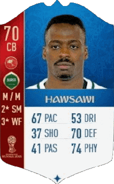 Multimedia Videospiele F I F A - Karten Spieler Saudi-Arabien Motaz Hawsawi 