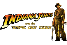 Multimedia Film Internazionale Indiana Jones e il Tempio Maledetto Logo Tedesco 