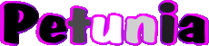 Prénoms FEMININ - UK - USA P Petunia 