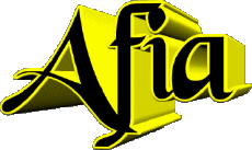 First Names FEMININE - Maghreb Muslim A Afia 