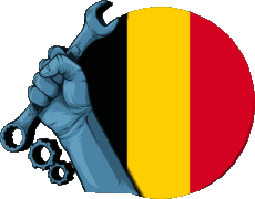 Mensajes Francés 1er Mai Bonne Fête du Travail - Belgique 