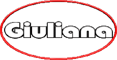 First Names FEMININE - Italy G Giuliana 