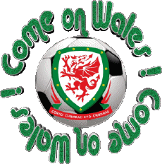 Mensajes Inglés Come on Wales Soccer 