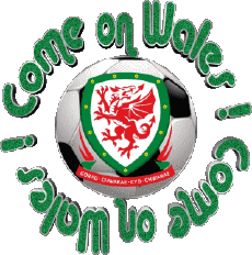 Messagi Inglese Come on Wales Soccer 
