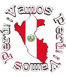 Messages Espagnol Vamos Perú Bandera 