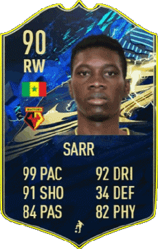 Multimedia Vídeo Juegos F I F A - Jugadores  cartas Senegal Ismaïla Sarr 