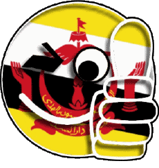 Banderas Asia Brunei Smiley - OK 