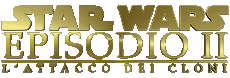 Multimedia Películas Internacional Star Wars Episodio 02 L'Attacco dei Cloni  Logo 