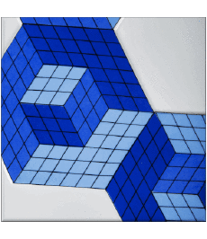 Umorismo -  Fun Pittore di artisti Victor Vasarely 