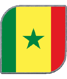 Banderas África Senegal Plaza 