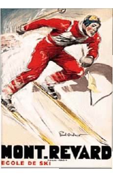 Humor - Fun Carteles retro - Lugares France Alpes 