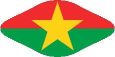 Fahnen Afrika Burkina Faso Verschiedene 