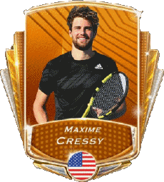 Sports Tennis - Joueurs U S A Maxime Cressy 