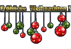 Messagi Tedesco Fröhliche  Weihnachten Serie 07 