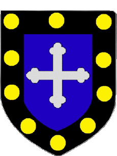 Blasón-Banderas Francia Departamentos - Ciudades 01 ATTIGNAT Blasón