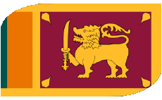 Banderas Asia Sri Lanka Rectángulo 