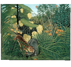 Humor - Fun Pintor de artistas Douanier Rousseau 