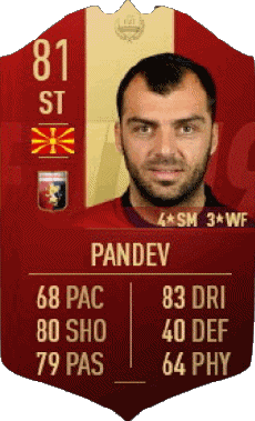 Multi Media Video Games F I F A - Card Players Macedonia Goran Pandev 
