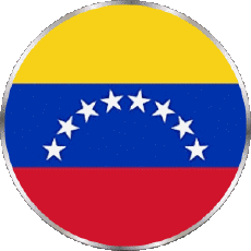 Bandiere America Venezuela Tondo 