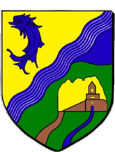 Blason-Drapeaux France Départements - Villes 38 LA BALME LES GROTTES 