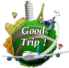 Messages English Good Trip Transparent Background 04 