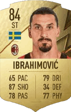 Multimedia Vídeo Juegos F I F A - Jugadores  cartas Suecia Zlatan Ibrahimovic 