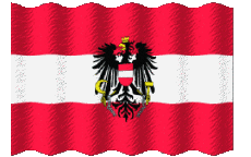 Banderas Europa Austria Ondulación 