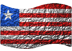 Bandiere Africa Liberia Rettangolo 