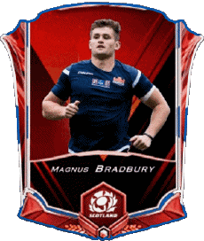 Sportivo Rugby - Giocatori Scozia Squadra 2022 Magnus Bradbury 