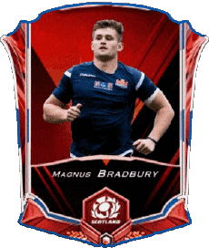 Sports Rugby - Joueurs Ecosse Magnus Bradbury 