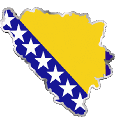 Bandiere Europa Bosnia Erzegovina Vario 