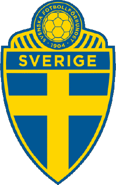 Logo-Sports FootBall Equipes Nationales - Ligues - Fédération Europe Suède Logo
