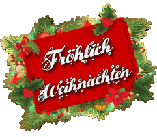 Messages German Fröhliche  Weihnachten Serie 03 