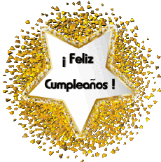 Messages Espagnol Feliz Cumpleaños Globos - Confeti 011 