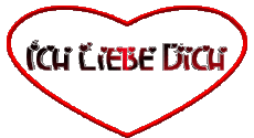 Messages Allemand Ich Liebe Dich Coeur 