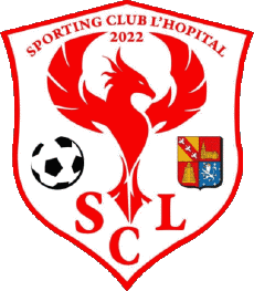 Sports FootBall Club France Logo Grand Est 57 - Moselle SCL - Sporting Club de L'Hôpital 