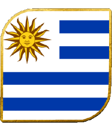 Banderas América Uruguay Plaza 