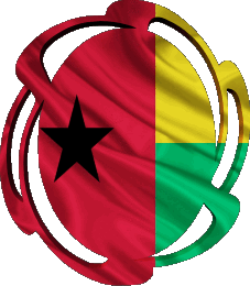 Banderas África Guinea Bissau Forma 01 