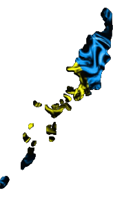 Flags Oceania Palau Map 