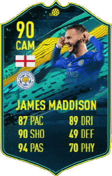 Multi Média Jeux Vidéo F I F A - Joueurs Cartes Angleterre James Maddison 