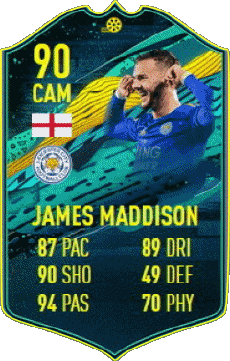Multimedia Videogiochi F I F A - Giocatori carte Inghilterra James Maddison 