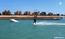Umorismo -  Fun Sportivo Sci d'acqua Wakeboard Gamelle Fail 