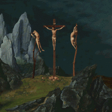 Umorismo -  Fun GIF Artista Scorpion Dagger 