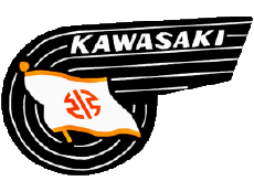 1961-Transport MOTORRÄDER Kawasaki Logo 1961