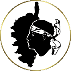 Banderas Francia Regiones Córcega Ronda 