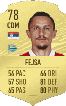 Multi Média Jeux Vidéo F I F A - Joueurs Cartes Serbie Ljubomir Fejsa 